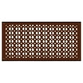 thumbnail image 2 of Air Return Grill  10″ X 24″ With Holes and Screws,Faceplate Size 12″ x 26″ Decorative HVAC Duct Cover, Cast Iron Powder Coated Repaintable Vent for Walls,Ceilings, Floors – Tudor Mushroom Design VR100, 2 of 6