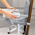 thumbnail image 3 of Chicco Silla Elevada Pocket Snack Grey Mist, Color Gris/azul Chicco Pocket Snack, 3 of 5