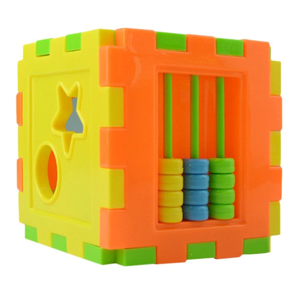 Plastic Puzzles Children Box Educational Kids Game Learning Baby Geometry Jigsaw