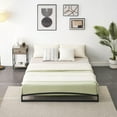 thumbnail image 6 of Jojoka Full Size Metal Platform Bed Frame, 6 inch Low Profile, Mattress Foundation No Box Spring, Sturdy and Noise Free, 6 of 6