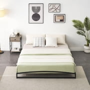 Jojoka Full Size Metal Platform Bed Frame, 6 inch Low Profile, Mattress Foundation No Box Spring, Sturdy and Noise Free