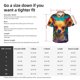thumbnail image 5 of Balery Colorful Textured Chihuahua Camisas hawaianas de manga corta para hombre, camisas playeras de corte holgado, camisas de vacaciones con botones,X-Large, 5 of 7