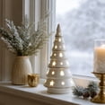 thumbnail image 6 of Feledorashia Lighted Ceramic Figurine, Christmas Tabletop Decoration, Holiday Character Accent for Mantels Shelves and Windowsills, Ceramic Construction with LED Light Details and Stable Base, 6 of 6