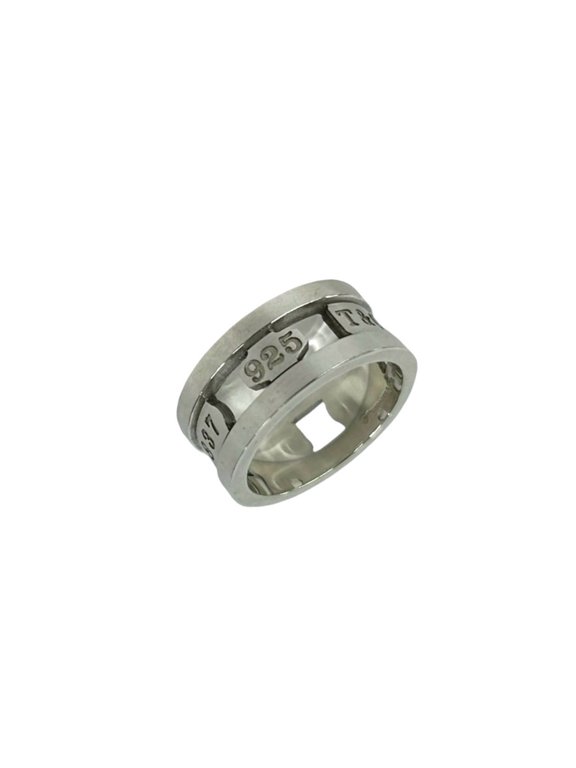 Pre-Owned TIFFANY&Co. Tiffany Vintage Element Ring, Sterling Silver 925, Accessory, Silver,...