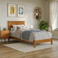 thumbnail image 1 of Madison Twin XL Solid Wood Foundation Bed in Light Toffee, 1 of 13