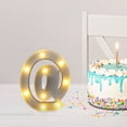 thumbnail image 4 of LED Marquee Letter Lights, Warm White and Cool White Decorative Lighted Letters, Light Up Alphabet Letters for Boys Girls, Party, Wedding, Bar, Night Light, Birthday Decoration, 4 of 6