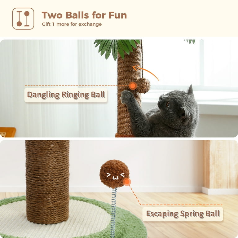 Coco palm cat scratching post 2025