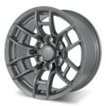thumbnail image 3 of Set of 16" Matte Gunmetal Flow Forged Pro Style 2020 Wheels for Tacoma, 4Runner, FJ Cruiser (16x8, 0mm Offset), 3 of 4