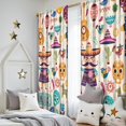 thumbnail image 5 of Blackout Kids Curtains,Colorful Mexican Elements Childrens Insulated Curtains Set Of 2,Bedroom Essentials,Toddler Room Decor 52"x84", 5 of 5