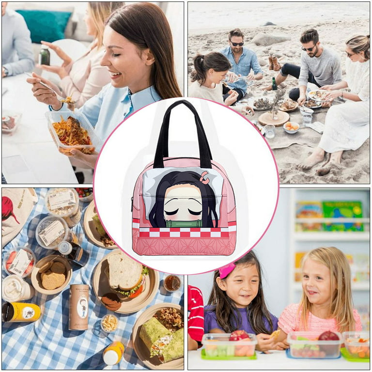 Fashion Stray Kids Insulated Lunch Bag Boy Girl Travel Thermal Cooler Tote  Food Bags Portable Student School Lunch Bag