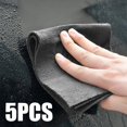 thumbnail image 2 of Paño de limpieza mágico de microfibra reutilizable, toallas multiusos para ventanas de coche, accesorios de lavado de vidrio, 5 uds., 2 of 4