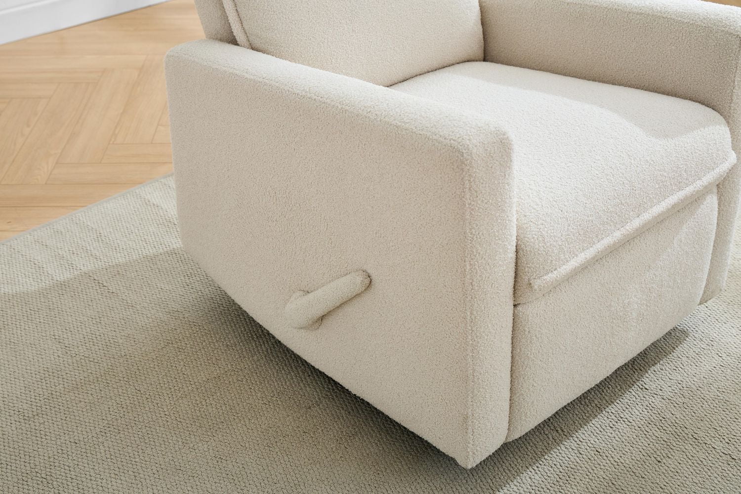 Fauteuil pivotant, coulissant et inclinable Boucle de Concord Baby en tissu