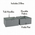thumbnail image 6 of RiverRidge Home Kids 4-Tier 24in Ladder Shelf with Toy Organizer and 2pc Gray Bins, 6 of 11