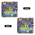 thumbnail image 2 of Pofeuu Scooby-Doo for Portable Pocket Makeup Mirror PU Cover Compact Travel Mirror with Normal and Magnifying Double Sided Glass-Square, 2 of 9