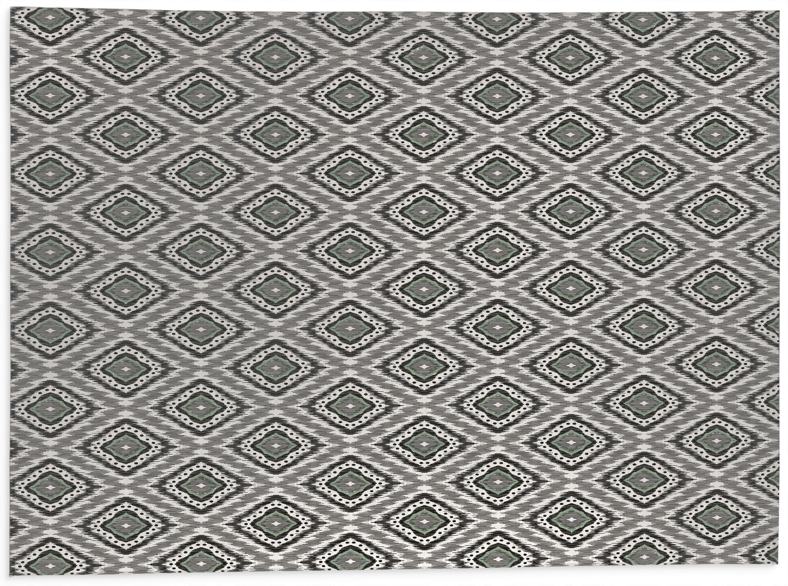 Beckett Green Kitchen Mat by Kavka Designs