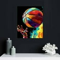 thumbnail image 4 of JEUXUS Inspirational Basketball Wall Art Prints, Creative Basketball Wall Art, Basketball Sports Canvas Posters for Boys Room Bedroom Living Room Gym Office Decoration,(12"x16" Unframed), 4 of 4