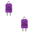 thumbnail image 2 of Kenally Multi-funcional Auto asiento trasero almacenamiento organizador titular Multi-Bolsillo viaje gran capacidad coche colgante bolsa bolsa púrpura 2piezas Kenally CBP030671, 2 of 5