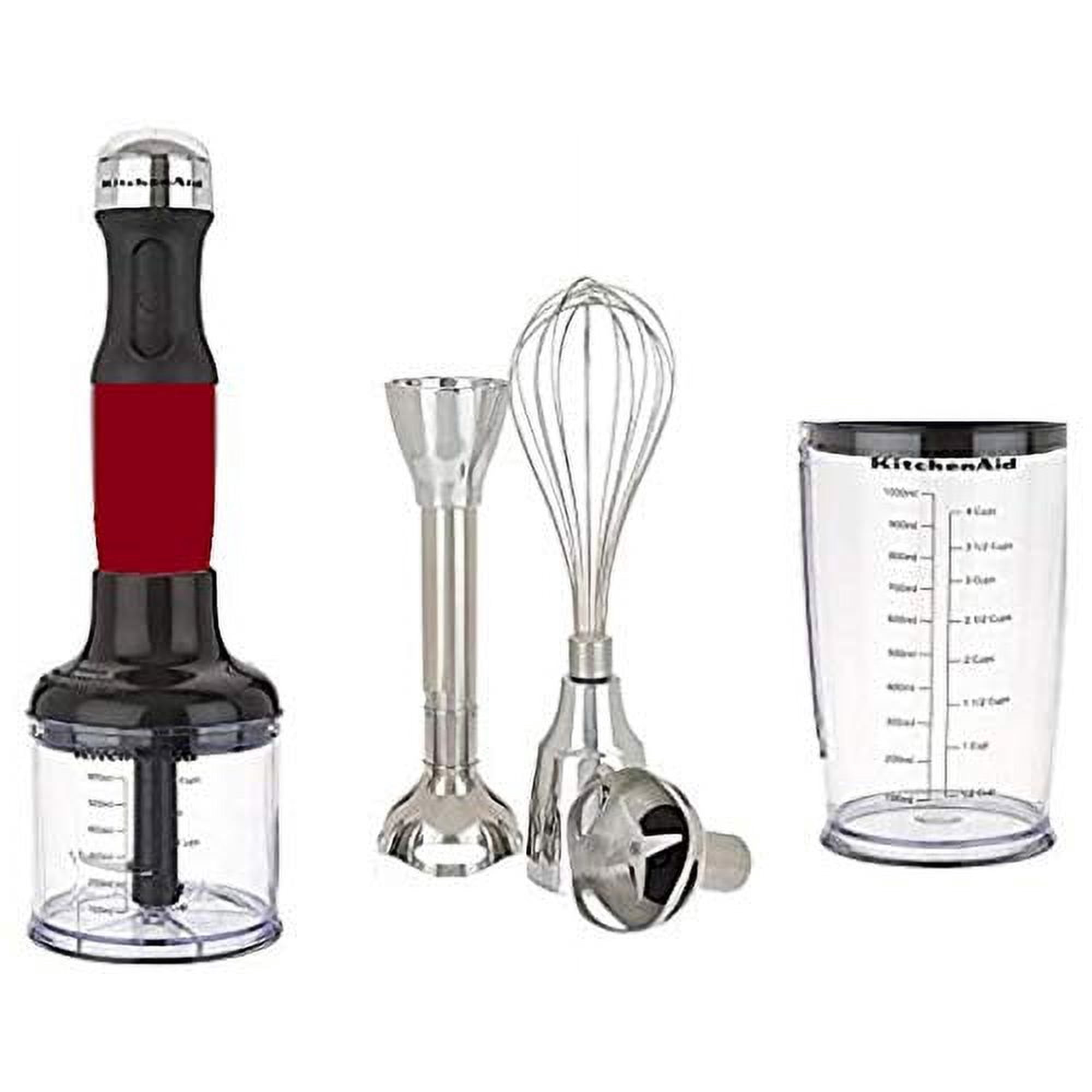 KitchenAid RKHB2561ER 5-Speed Hand Blender Empire Red (Without Box)