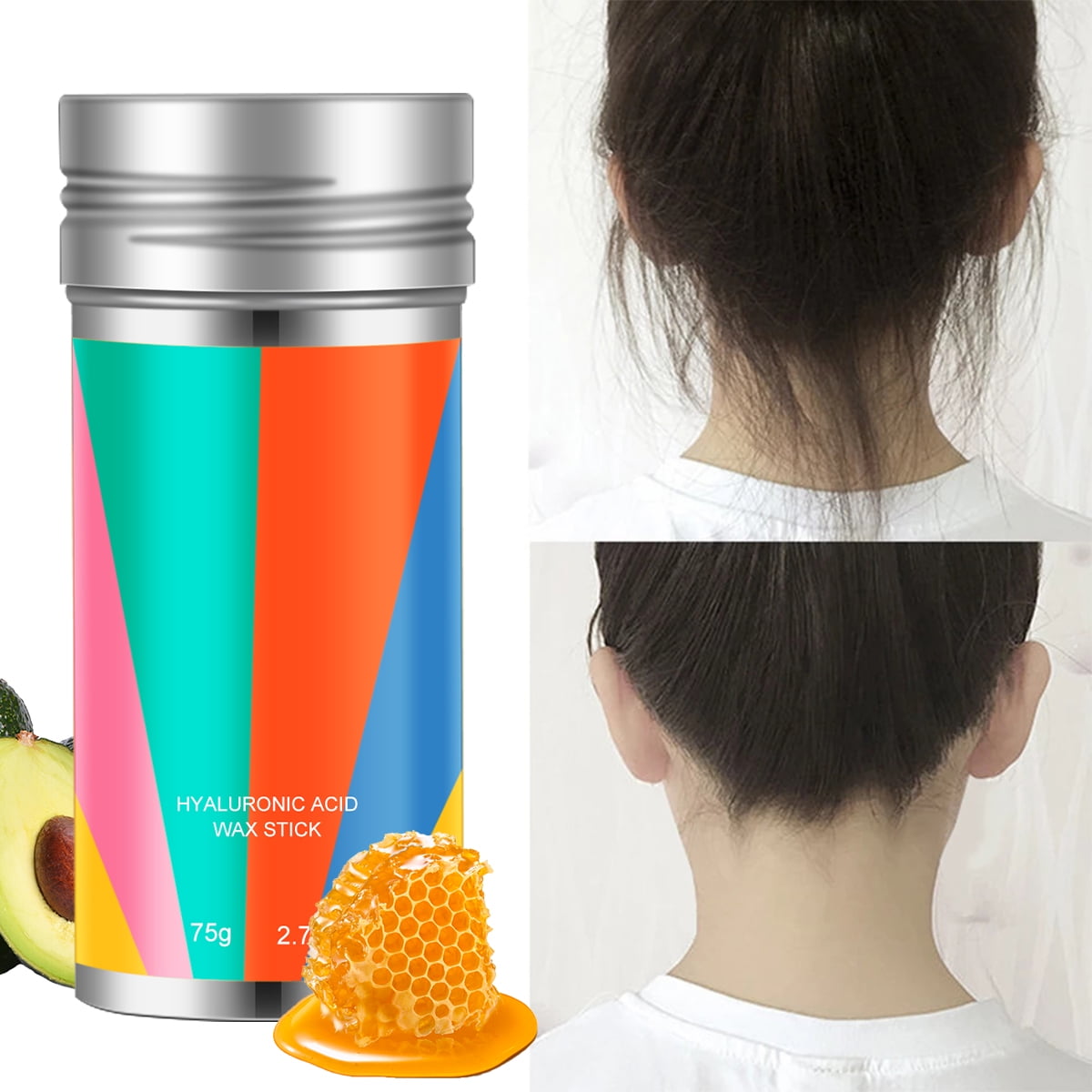 ZTOO Hair Wax Stick,Slick Stick for Hair Non-greasy Styling Hair Pomade  Stick for Fly Away & Edge Frizz Hair,Small Broken Hair Fine Hair Finishing  Stick 