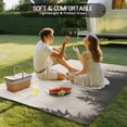 thumbnail image 5 of Fsddascl Gray Mist Forest Outdoor Rug for Patio/Deck/Porch, Non-Slip Large Area Rug 4 x 6 Ft, Vintage Trees Birds Natural Landscape Indoor Outdoor Rugs Washable Area Rugs, Camping Rug Carpet, 5 of 5