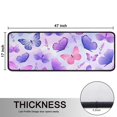 thumbnail image 5 of Kitchen Rugs Sets Of 2,Purple Butterfly Lavender Pattern Anti Fatigue Kitchen Mat Rugs Non Slip Washable,Decorative Kitchen Floor Mats for Kitchen,Sink,Laundry,17"x47"+17"x47", 5 of 5