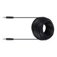 thumbnail image 4 of Cable de audio blindado de cobre de 3,5 mm macho a macho para altavoces y auriculares (20 m), 4 of 14