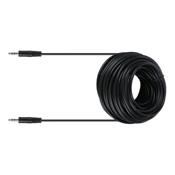 Câble Audio Blindé Mâle à Mâle de 3,5 mm, Fiche en Cuivre, Son Pur, Durable et Longueur en Option