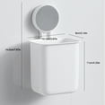 thumbnail image 2 of Wosthever Soporte para cepillos de Baño de pared Organizador de de Taza Resistente a la temperatura Almacenamiento extraíble Juegos de accesorios de baño Wosthever HA064287-00, 2 of 6