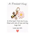 thumbnail image 2 of Butterfly Daisy Keychain, Pocket Hug Cute Charms Butterfly Daisy Themed Keychain, Heartwarming Blessing Pendant with Pocket Hug Card, Cute Backpack Purse Key Ring Gift for Women, Teachers & Mentors, 2 of 4