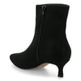 thumbnail image 3 of Journee Womens Arely Pointed Toe Kitten Heel Ankle Booties, Widths Available, 3 of 8