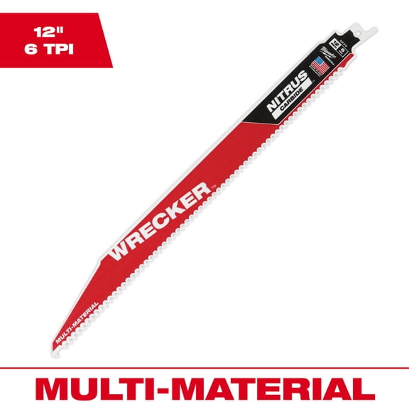 Milwaukee Tool 12" The WRECKER with NITRUS CARBIDE 1PK