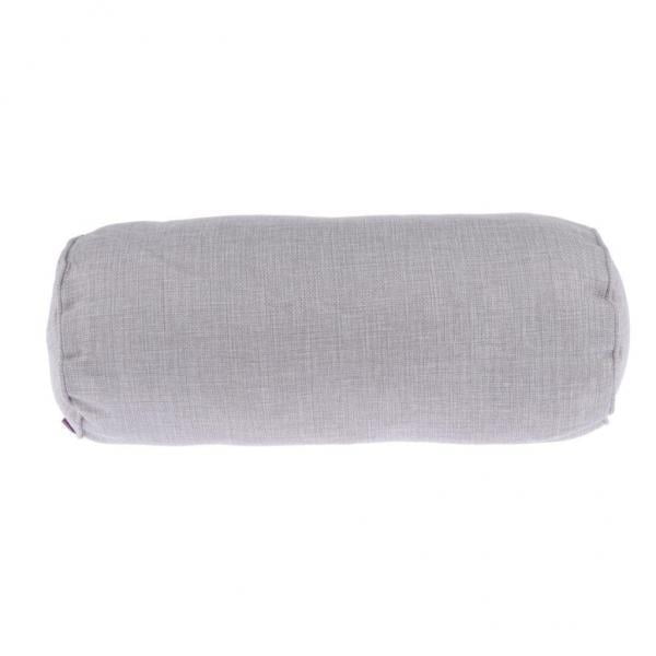 2x Completo, 5 Colores, Transpirable, Suave Y Resistente a Las , para Masajes - Gris Plata, 15x40cm Zulema Almohada enrollada de algodón perla para el cuello