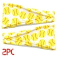thumbnail image 3 of Amzcrzy 2PCS Outdoor Sports Hairbands Hair Accessories Baseball Headband Softball Headband Non Slip Elastic Yoga Workout Headband Fashion Ball Print Bicycle Bandanas Head Wrap for Men and Women, 3 of 6