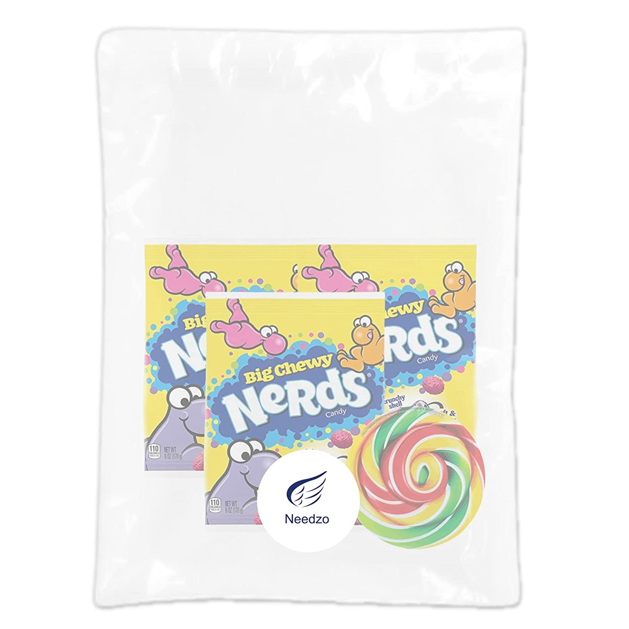 Nerds Big Chewy Gummy Candies, Hard Candy Shell with Soft Center, Assorted Fruit Flavors, Candy Magnet Included, Pack of 3, 6 Ounces Each - image 2 of 7