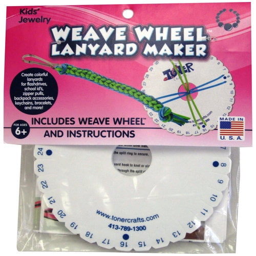 Toner Plastics, Inc. Weave Wheel Lanyard Maker, 1 Each