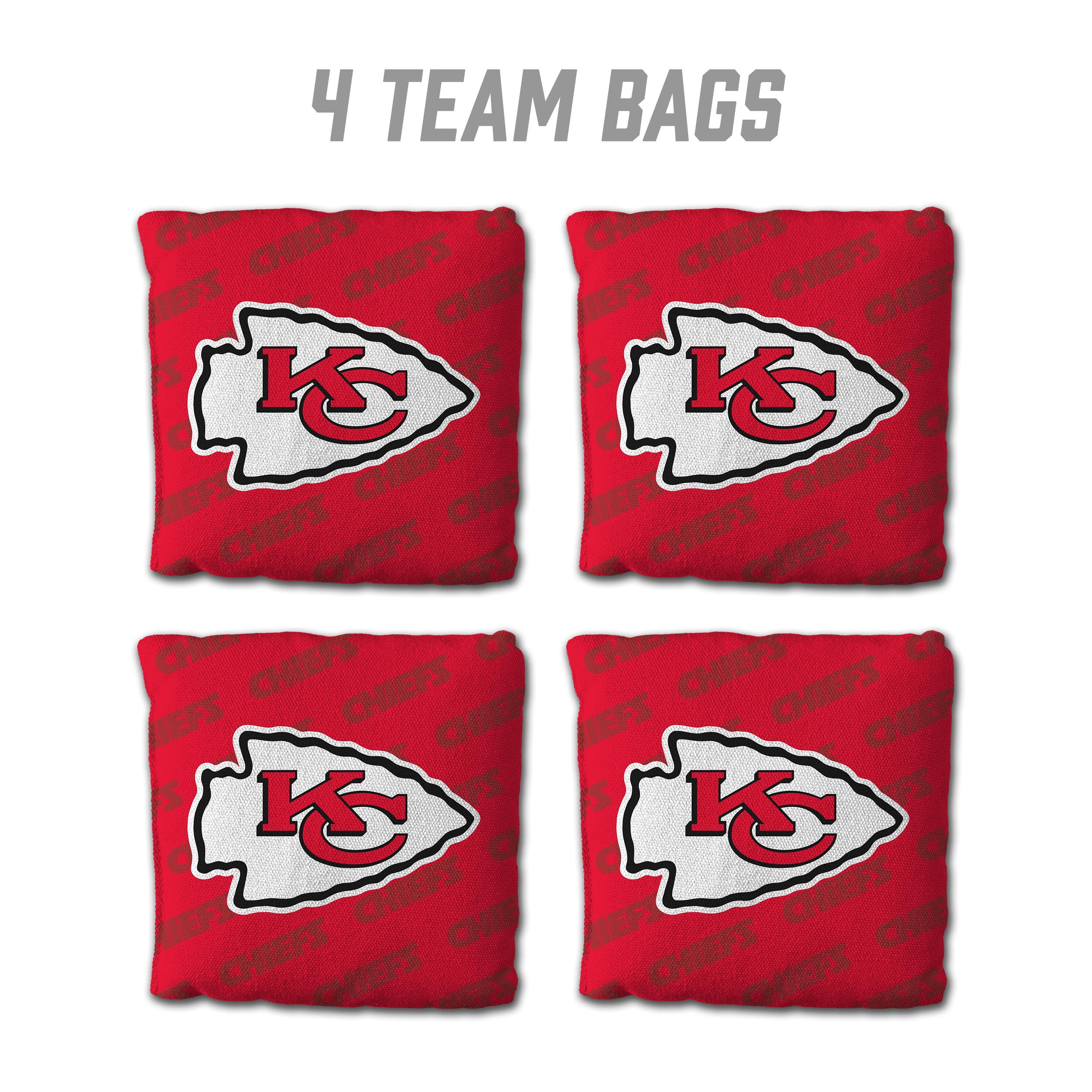 NFL Kansas City Chiefs Cornhole Bags - 4PK - Red