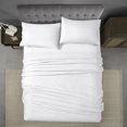 thumbnail image 3 of Swift Home Basic 4-Piece King Size Sheet Set, Ultra Soft, Deep Pocket, Easy Care Bedding Set, White, 3 of 7