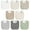 Grey, variant on 8 Pack Muslin 100% Cotton Baby Bibs for Unisex, Soft and Absorbent Gender Neutral Set for Feeding and Drooling