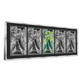 thumbnail image 2 of 5 Comic Book Frame Silver Collage Comic Book Frame with Black Mat to Display 5 Golden Age Comic, 2 of 6