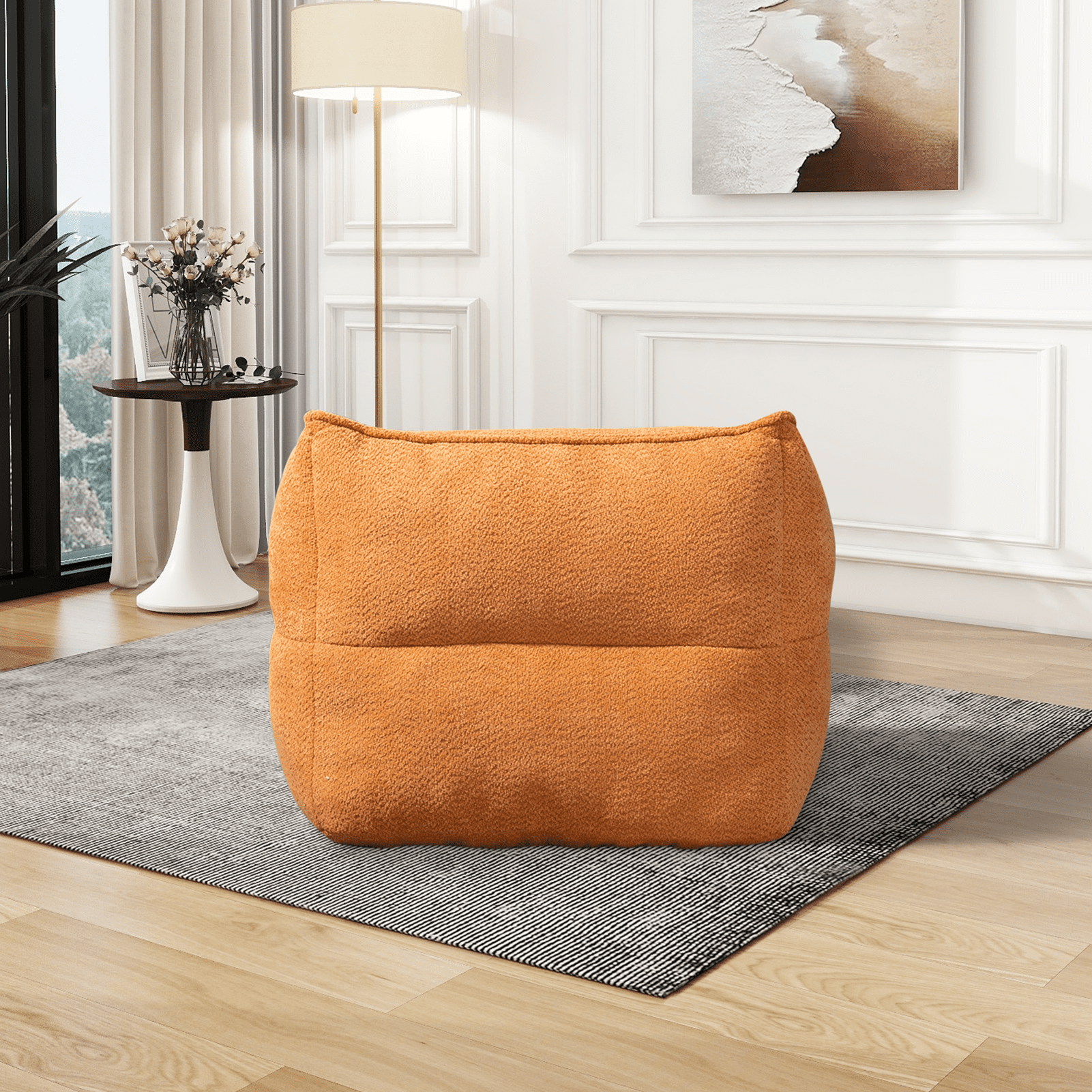 Bean Bag Chair Lazy Sofa/Footstool Durable Comfort Lounger High Back Bean Bag Chair Couch for Adults and Kids, Indoor & Outdoor