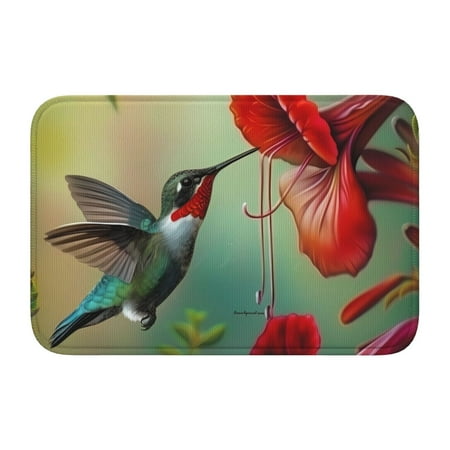 

Adjustable Apron - Bib Apron for Men Women Hummingbird Floral Paradise Waterproof Chef Aprons for Kitchen Gardening Cooking