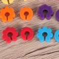 thumbnail image 3 of 2 Packs Glass Tumblers Drinking Glasses Bow Tie Glass Charms Wine Bottle Marker Glass Identifiers Marker Silicone Wine Charms, 3 of 3