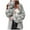 Gray Winter Coats, variant on Women's Chunky Knit Jacket 2025 Open Front Long Sleeve Cardigan Sweaters Loose Casual Long Sleeve Winter Coats Outerwear Army Green,M
