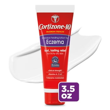 Cortizone-10 Max Strength Intensive Healing Lotion for Eczema, 3.5 oz.