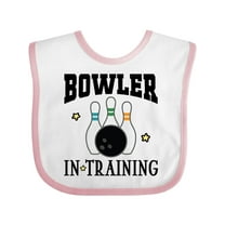 Inktastic Future Bowler in Training Bowling Boys or Girls Baby Bib