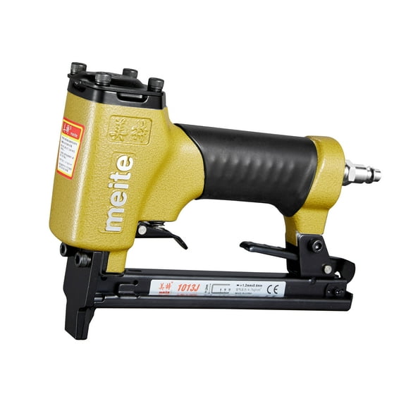 MEITE 1013J Pneumatic Staple Gun 20 Gauge 7/16" Crown 1/4" to 1/2" Length Air Upholstery Stapler