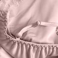 thumbnail image 4 of JINMGG Shorts for Women $5 Women V-Neck Eyelash Silk Lace Stain Camisole Pajamas Bowknot Shorts Set Pink M, 4 of 9