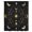 JetBlack,RichGold,SoftPlum,Violet, variant on Black Night Sky Sheer Curtains 96" Long for Living Room, Mystic Golden Sun Moon Star Leaves Butterfly Light Filtering Privacy Drapes, Breathable Semi Sheer Window Treatment for Bedroom Dining Room