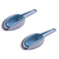 thumbnail image 1 of Oleegame 2PC Stainless Steel Cutlery Set Scoop Shovel Flour Kitchen Candy Plastic Scoop Nut Ice Pet 3 Buffet Food Kitchen，Dining & Bar Blue, 1 of 9