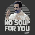 thumbnail image 2 of Men's Seinfeld No Soup For You Photo Graphic Tee Charcoal Heather Large Tall, 2 of 4